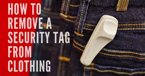 removing rfid tags from clothing|clothing store security tag removal.